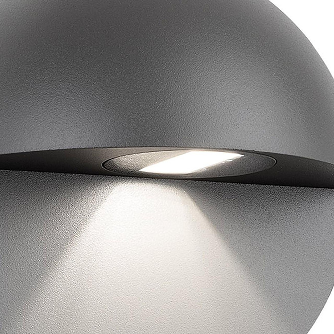 Firstlight LED Perth Outdoor Wall and Step Light Cool White 4000K in Graphite 2