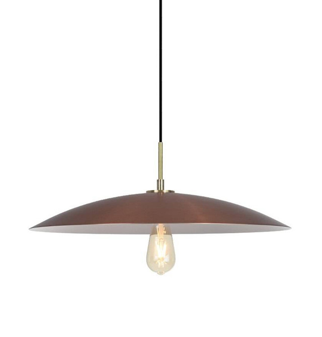 Lightbulbs Direct Large Dish Pendant E27 55cm Copper Main Image