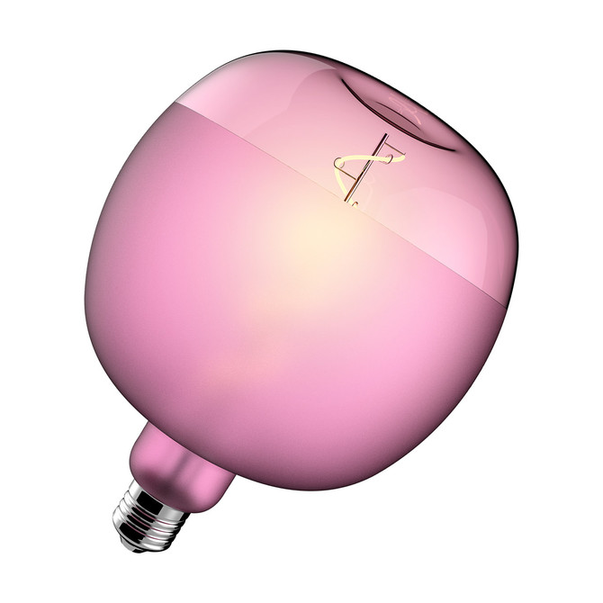 Crompton Lamps LED Globe 4.5W E27 Decorative Helix 150mm Extra Warm White Pink 3