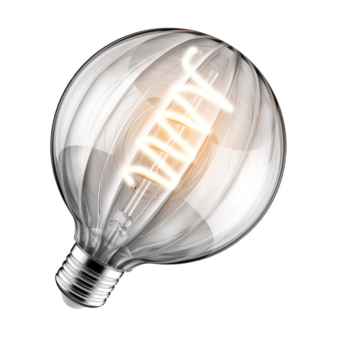 Crompton Lamps LED Globe 3.5W Decorative Solis 95mm Extra Warm White Clear 3