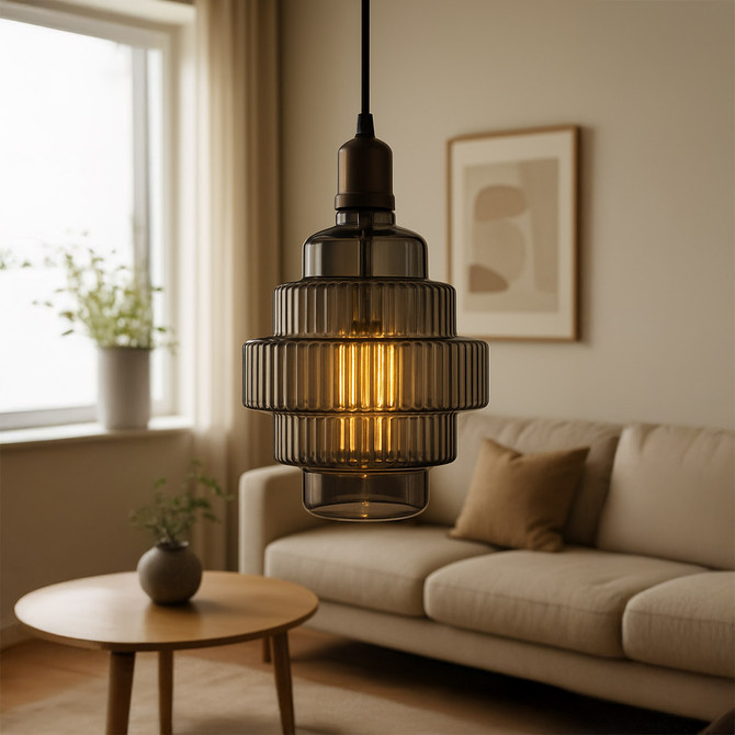 Crompton Lamps LED Globe 4.5W E27 Decorative Gear 160mm Extra Warm White Smoke 3