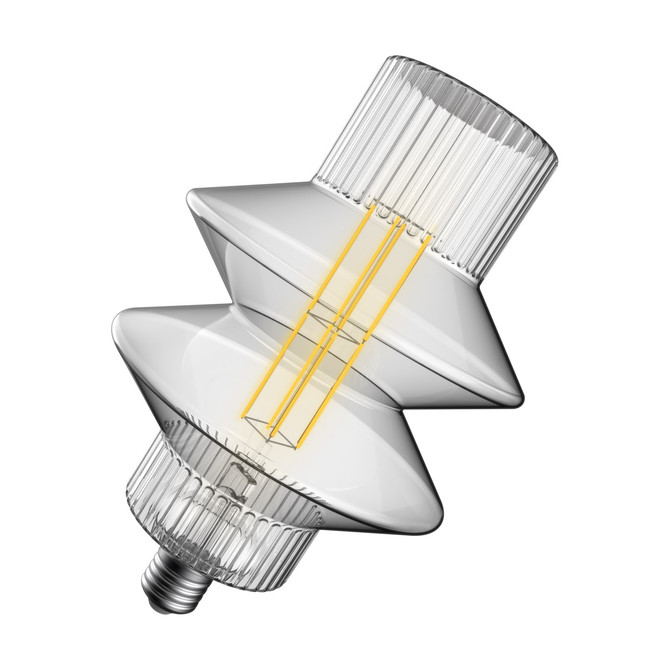 Crompton Lamps LED Lantern 4.9W E27 Decorative Lantern 150mm Extra Warm White Clear 3