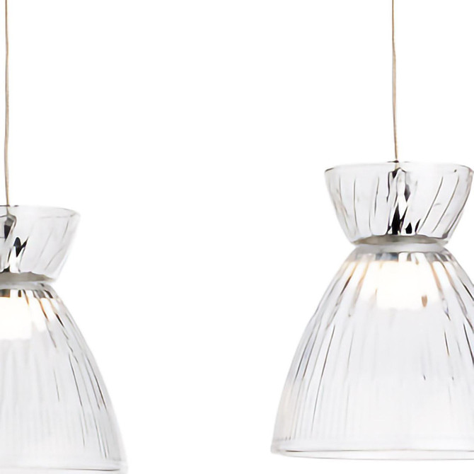 Firstlight LED Royale 3-Light Pendant Light Warm White 3000K Clear in Chrome 2