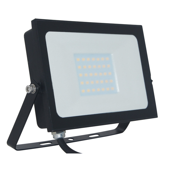 Phoebe LED Floodlight 30W Atlas-Mini Cool White Black IP65 Main Image