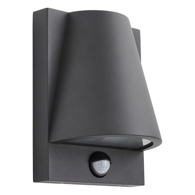 Zink VESOUL Outdoor Wall Light with PIR Anthracite Grey Main Image