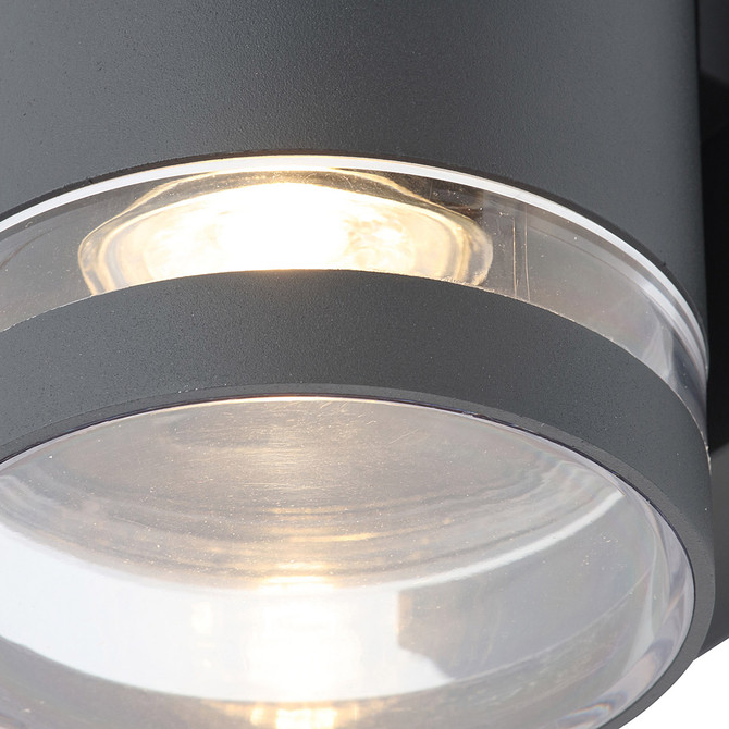 Zink LENS Outdoor Downlight with Dusk Til Dawn Sensor Anthracite Image 2