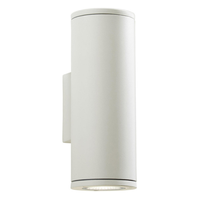 Zink MIZAR 20W LED Outdoor Up and Down Wall Light White Image 3