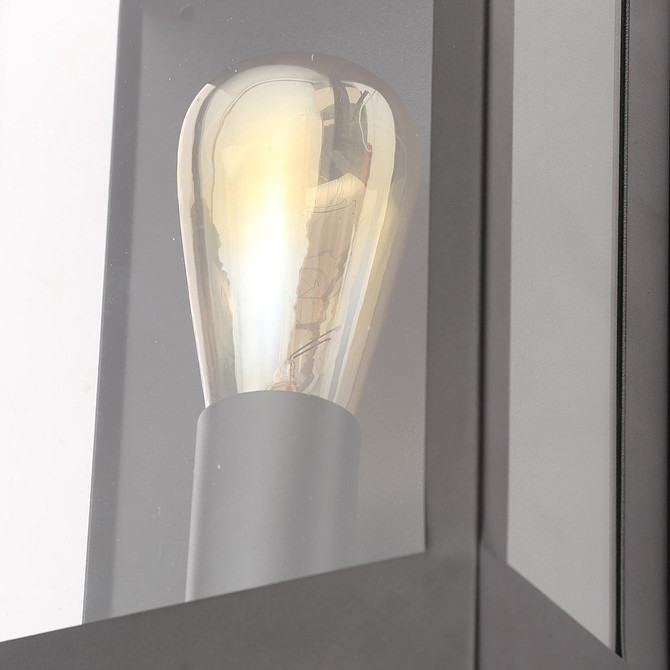Zink MINERVA Outdoor Box Lantern with PIR Sensor Black Image 2