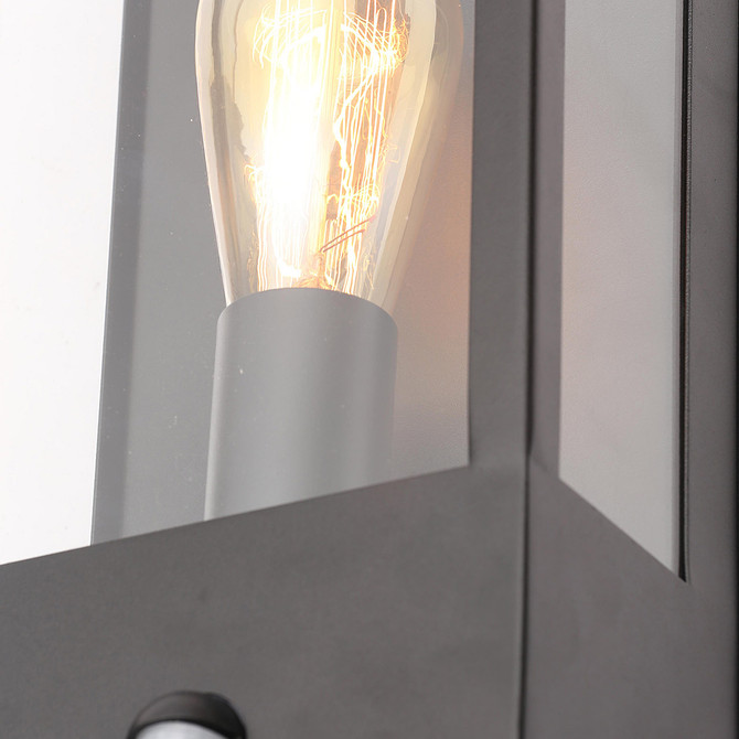 Zink MINERVA Outdoor Box Lantern with PIR Sensor Black Image 4