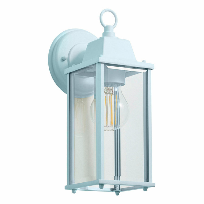 Zink CERES Outdoor Wall Lantern Pale Blue Main Image