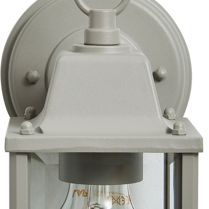 Zink CERES Outdoor Wall Lantern Dove Grey Image 4