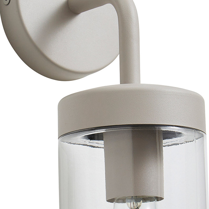 Zink KEW Outdoor Wall Lantern Dove Grey Image 4