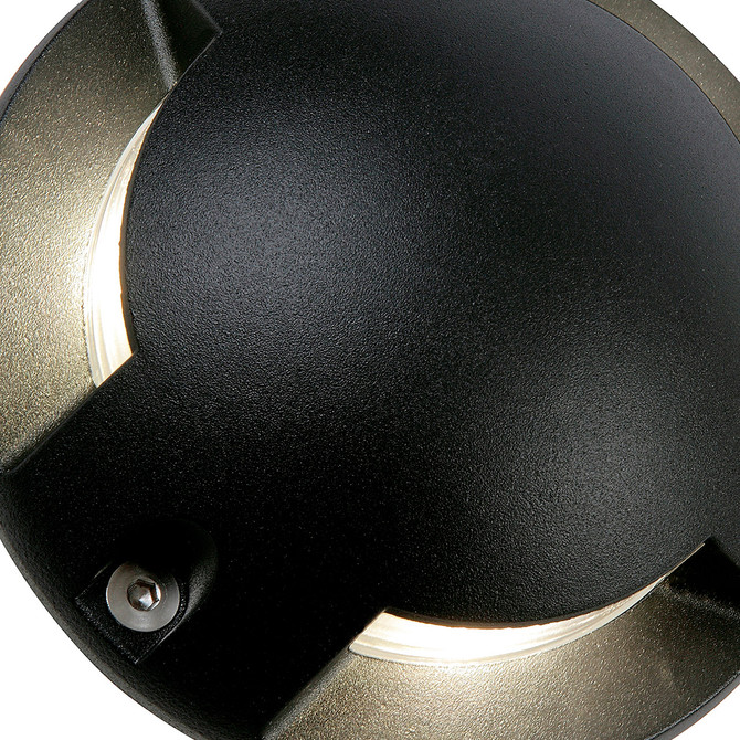Zink SCOUT Outdoor Surface Mounted Ground Light (150mm) Black 2