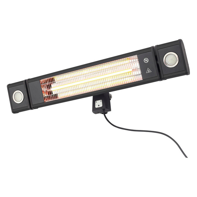 Zink Radiant Blaze 1800W Wall Mounted Patio Heater with LED lights Image 3