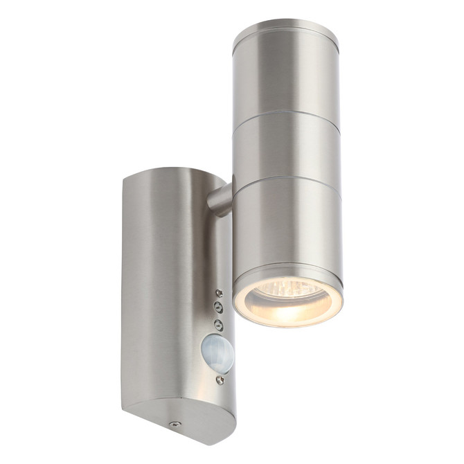 Coast Islay Up and Down Wall Light with PIR Sensor Stainless Steel Image 3