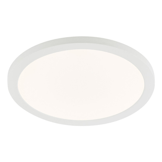 Spa 290mm Tauri LED Flush Ceiling Light 24W Tri-Colour CCT Opal and White Image 3