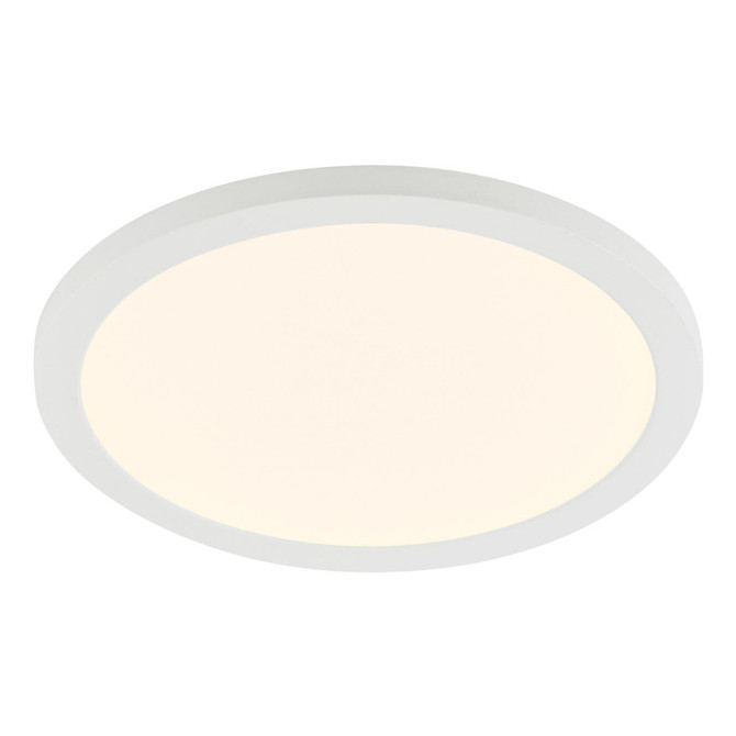 Spa 290mm Tauri LED Flush Ceiling Light 24W Tri-Colour CCT Opal and White Image 4