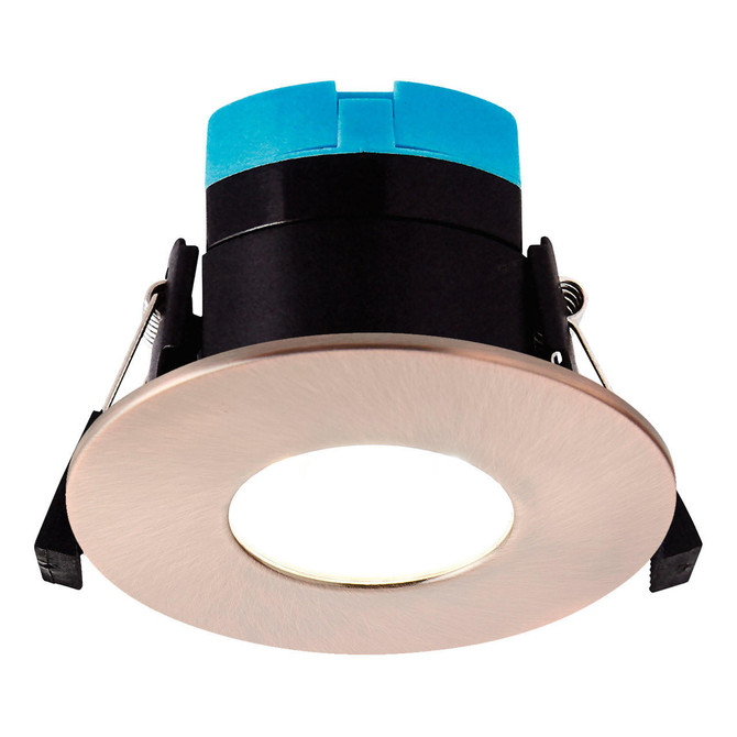Spa Rhom LED Fire Rated Downlight 8W Dimmable IP65 Tri-Colour CCT Antique Copper Image 4