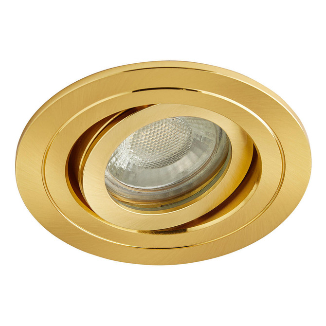 Spa Cali Tiltable Downlight Satin Brass Image 3