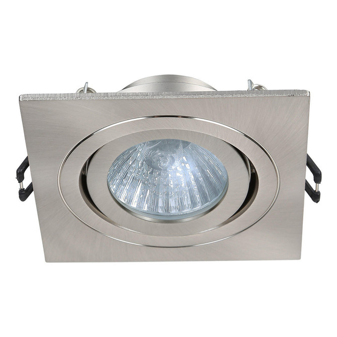 Spa Cali Square Tiltable Downlight Satin Chrome Image 5