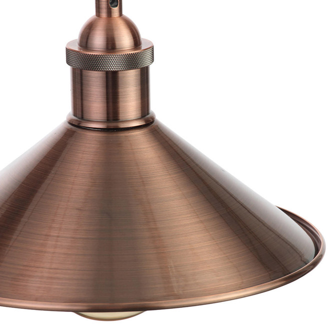 Inlight Rigel 236mm Diner Lamp Shade Antique Copper Image 4