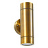 Zink BRAC Outdoor Up and Down Wall Light Brass Main Image