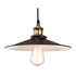 Firstlight Empire Industrial Style 30cm Pendant Light Black and Antique Brass 1