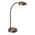 Firstlight Milan Modern Style LED Desk Lamp 10W Dim with Dimmer Control Warm White Antique Brass 1