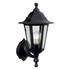 Firstlight Malmo Anti-Corrosion Style Uplight/Downlight Lantern in Black and Clear Glass 3