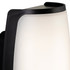 Firstlight Apollo Modern Style LED Bulkhead 12W Warm White in Black and Opal 5