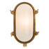 Firstlight Nautic Traditional Style Oval Bulkhead in Brass and Frosted 3