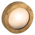 Firstlight Nautic Traditional Style 14cm Round Bulkhead in Brass and Frosted 5