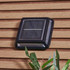 Zink TANFIELD LED Solar Fence Post Light Black 4