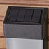 Zink WISTOW LED Solar Wall Light Black 2