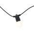 Zink WYE 10 Light LED Solar Festoon Light Black 7