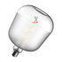 Crompton Lamps LED Globe 4.5W E27 Decorative Helix 150mm Extra Warm White Clear