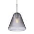 Firstlight Fortune Pendant Light Smoked Dimple in Chrome