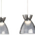 Firstlight LED Royale 3-Light Pendant Light Warm White 3000K Smoked in Chrome 2