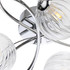 Firstlight Elba 6-Light Semi-Flush Ceiling Light Clear in Chrome 2