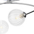 Firstlight Atom 4-Light Semi-Flush Ceiling Light Clear in Chrome 2