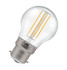 Crompton Lamps LED Golfball 4.5W B22 Harlequin IP65 Warm White Clear Main Image
