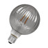 Prolite LED Ribbed Globe 4W E27 Dimmable Funky Filaments Extra Warm White Smoke Main Image