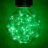 Prolite LED G95 Globe 1.7W B22 Star Effect Funky Filaments Green Clear Polycarbonate Main Image