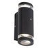 Zink HELIX Outdoor Up and Down Wall Light with Dusk Til Dawn Sensor Black Image 3