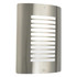 Zink SIGMA Outdoor Slatted Wall Lantern Stainless Steel Main Image