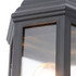 Coast Athena Half Wall Lantern Black Image 2