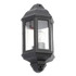 Coast Athena Half Wall Lantern Black Main Image