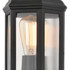 Coast Athena Half Wall Lantern With PIR Sensor Black 2