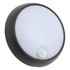 Coast Cano 8W LED Small Round Bulkhead With PIR Sensor Black Main Image