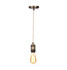 Inlight Dale E27 Pendant Cord Set Antique Brass & Champagne Main Image